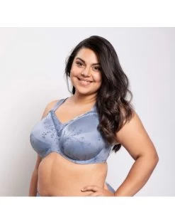 Ulla Dessous Viola T-Shirt BH Kleine En Grote Maten 70-110 Cup H Tot L - Blauw - 3225