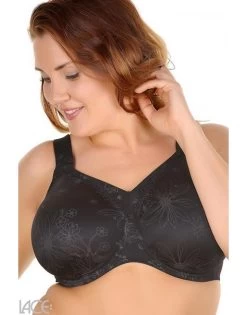 Ulla Dessous Viola T-Shirt BH Kleine En Grote Maten 70-110 Cup H Tot L - Zwart - 3225 -Lingerie Kortingswinkel ulla dessous viola t shirt bh kleine en grote maten 70 110 cup h tot l zwart 3225 4