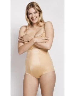 Ulla Dessous Yara Shapewear Gaine Slip Hoge Taille Kleine - Grote Maten - 38-56 - Peau - 3715 -Lingerie Kortingswinkel ulla dessous yara shapewear gaine slip hoge taille kleine grote maten 38 56 peau 3715 3