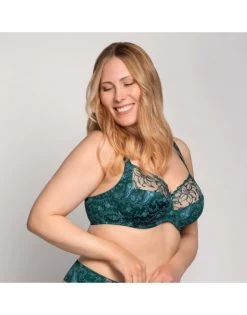 Ulla Dessous Zoë Hele Cup BH Kleine En Grote Maten 70-120 Cup B Tot G - Laurier - 4123 -Lingerie Kortingswinkel ulla dessous zoe hele cup bh kleine en grote maten 70 120 cup b tot g laurier 4123 4