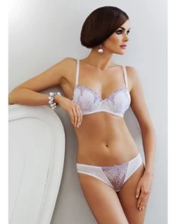 Valea Paula Voorgevormde Push-Up Beha Grote Cupmaten - Wit/Paars -Lingerie Kortingswinkel valea paula voorgevormde push up beha grote cupmaten witpaars 3